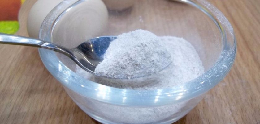 измельченная яичная скорлупа