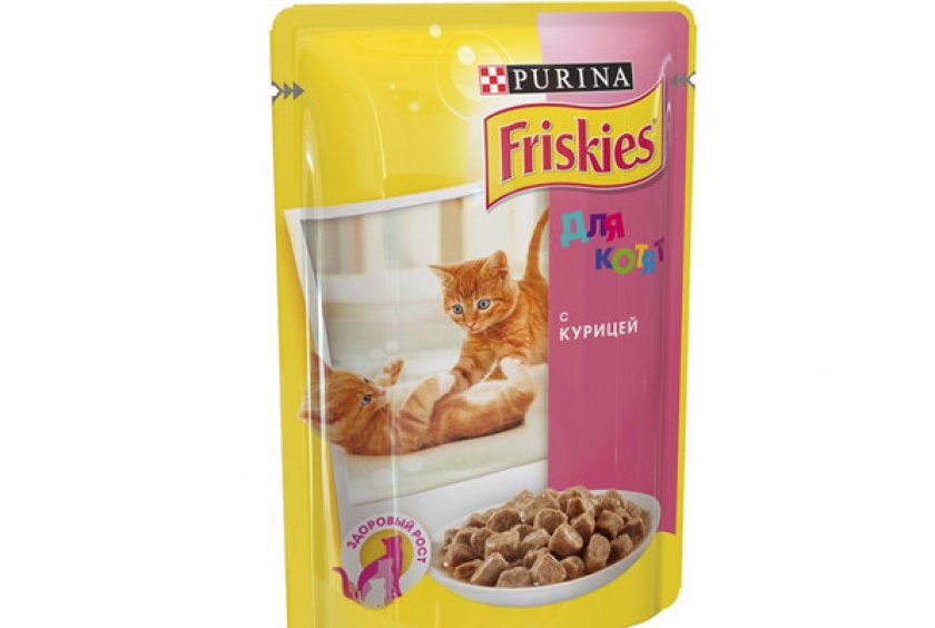 Влажный (консервированный) рацион для котят «Friskies Junior»