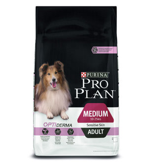 Pro Plan ADULT MEDIUM Sensitive Skin OPTIDERMA