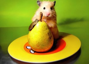 Груша для хомяка