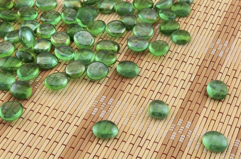 Стеклянные камушки