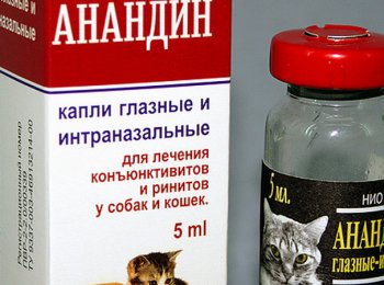 «Анандин» — ветеринарные капли для лечения конъюктивитов, ринитов и пазух