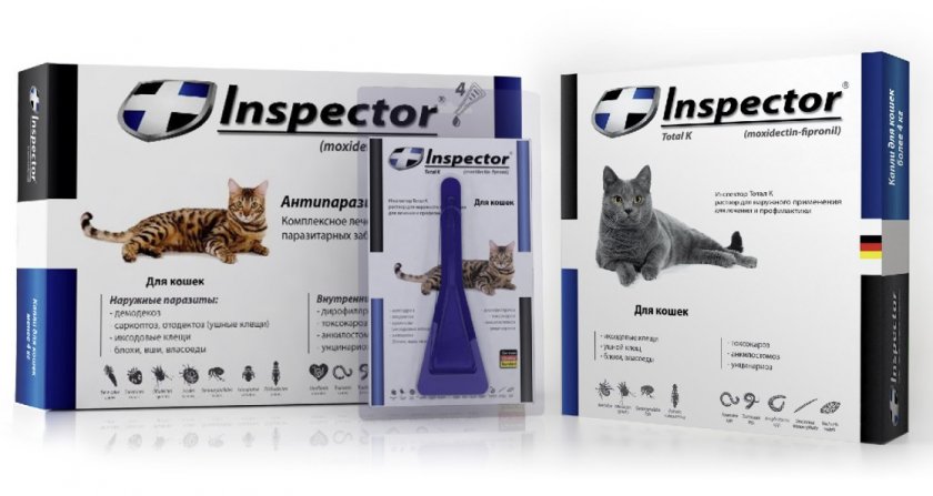 Препарат Инспектор для котов