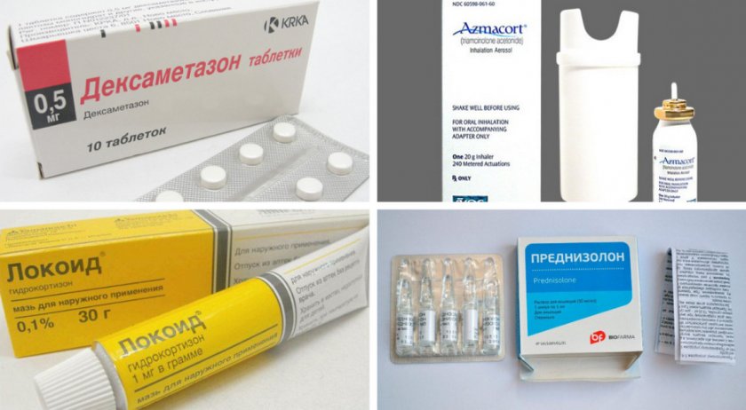 Гормональные препараты против аллергии