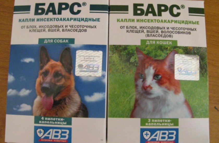 Капли Барс для котов и собак Капли Барс для котов и собак