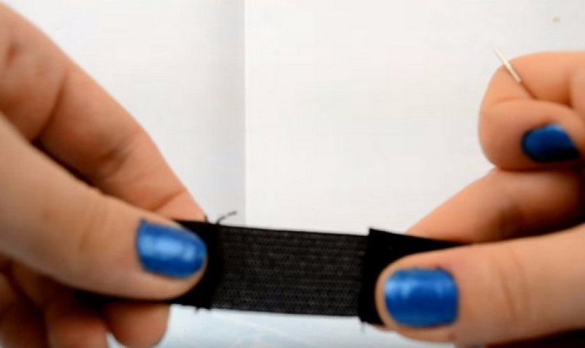 Вставляем резинку Вставляем резинку