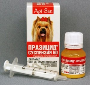 «Празицид Плюс» (суспензия) для взрослых собак и щенков: инструкция по ...