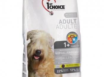 Описание и характеристика кормов для собак «1st CHOICE» («Фест Чойс»)